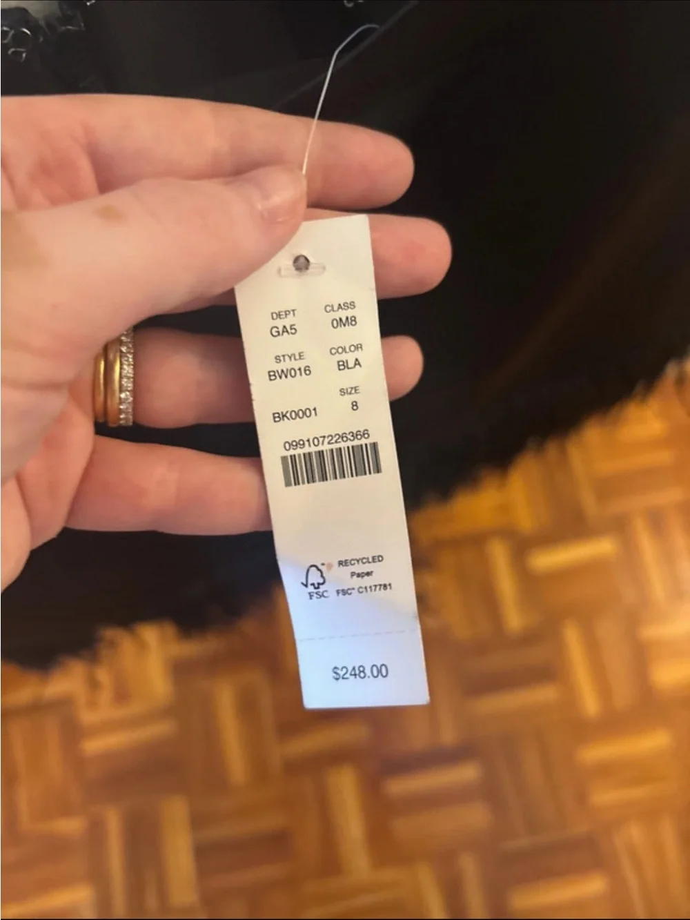 J. Crew Black Feather Hem Mini Skirt